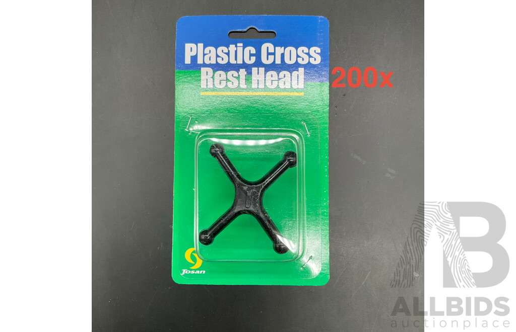 1661214 · Assorted Billiard Equipment - Plastic Cross Rest Head  - Lot of 200
