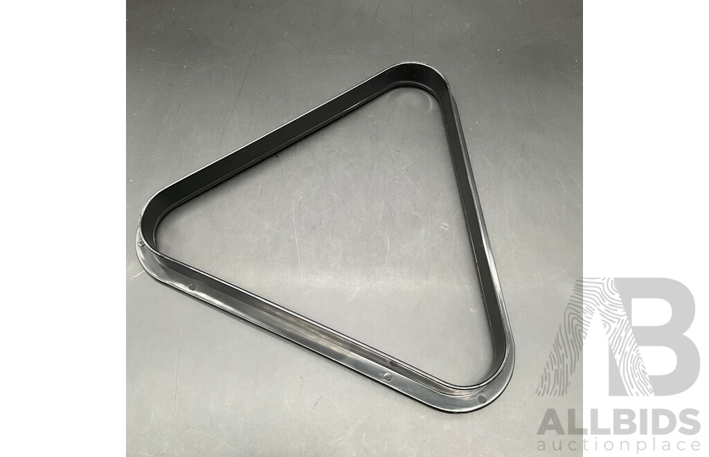 Assorted Billiard Equipment - 2'' Plastick Triangle  - Lot of 50
