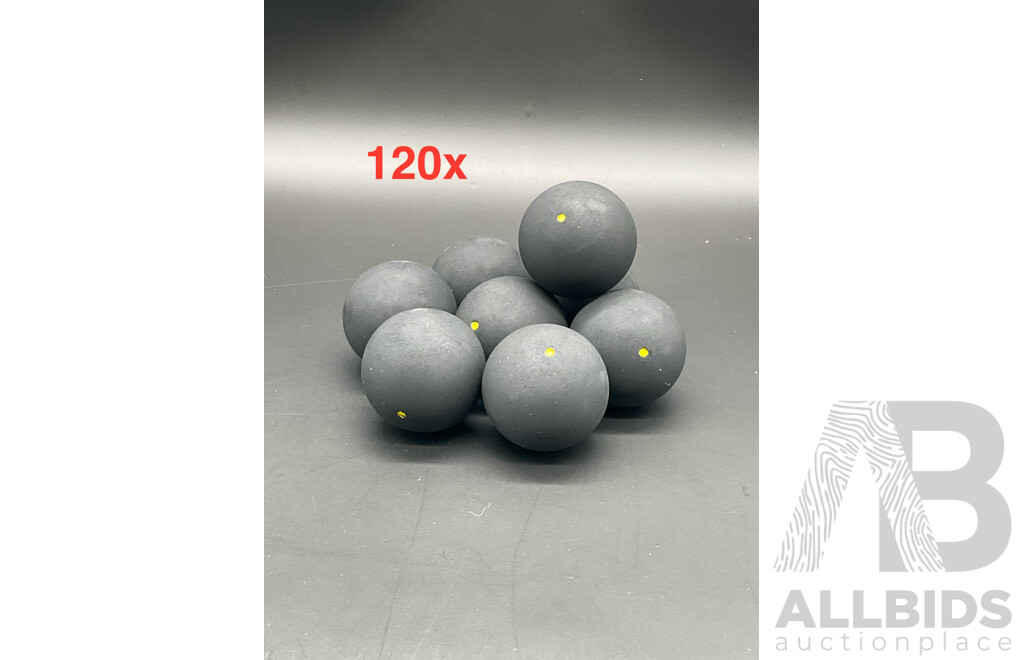 SQUASH Balls - Yellow Dot - Lot of 120