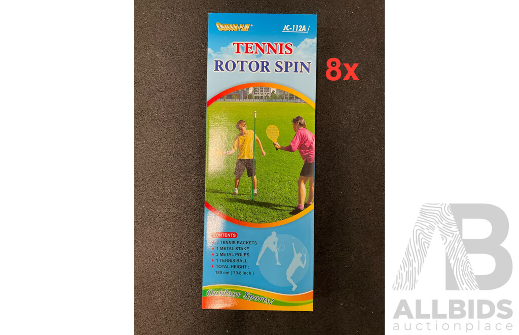 180cm Tall TENNIS Rotor Spin - Lot of 8