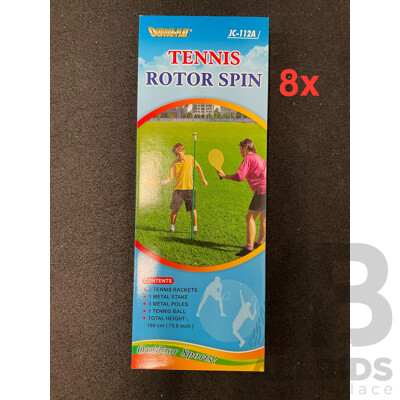 180cm Tall TENNIS Rotor Spin - Lot of 8