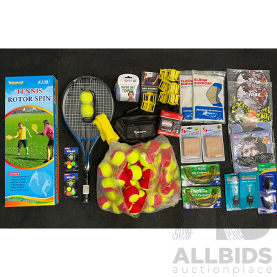 Collection of Various Sport Tennis Equipment - Lot of 92