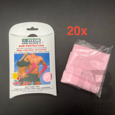 EYECUE Arm Glove - Adults (Pink) - Lot of 20