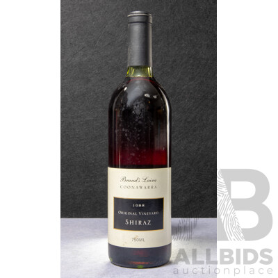 Brans Laira Coonawarra Original Vineyard Shiraz Vintage 1988