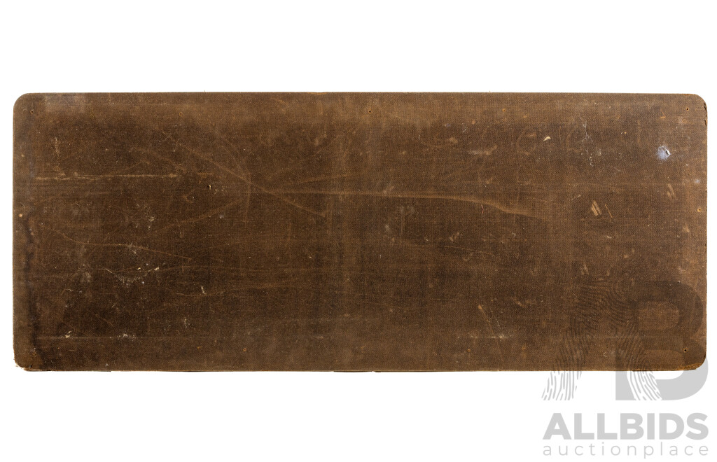 Vintage McWilliam's Cream Port Advertising Board on Masonite