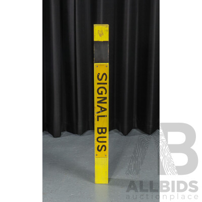 Vintage ACT Bus Stop Indicator