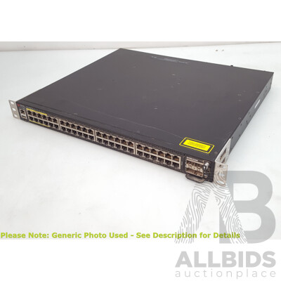 Brocade (ICX 7450-48P) 48-Port PoE+ Gigabit Ethernet Switch
