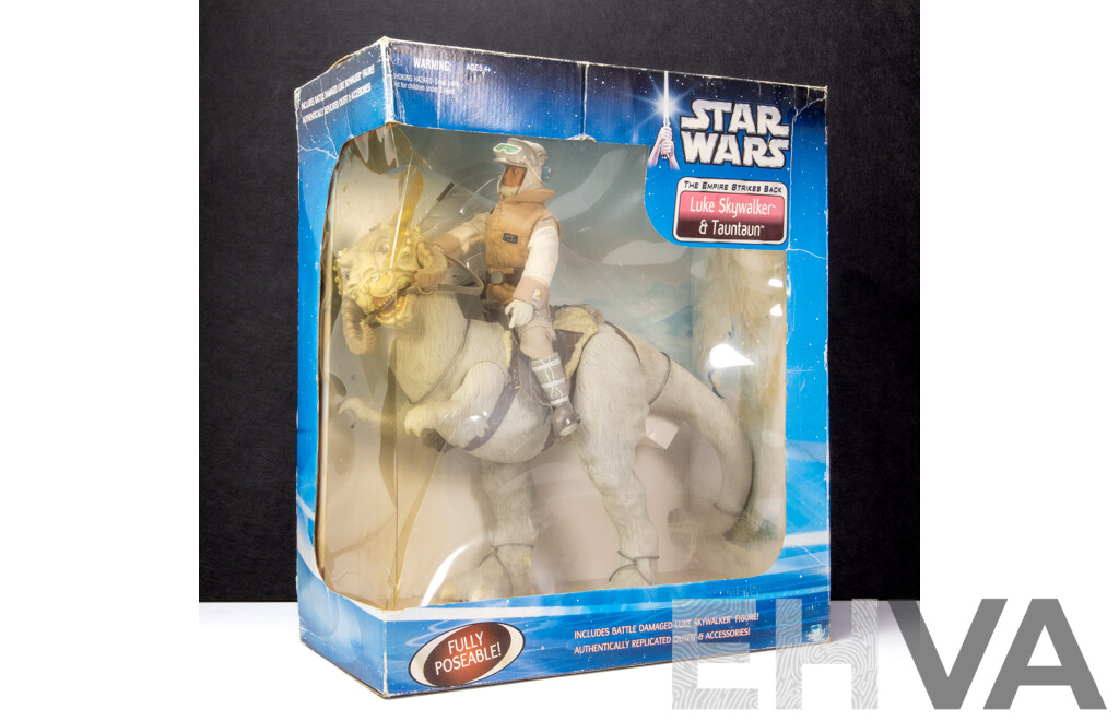 Boxed Vintage Hasbro 'The Empire Strikes Back' Luke Skywalker and Tauntaun Action Figure