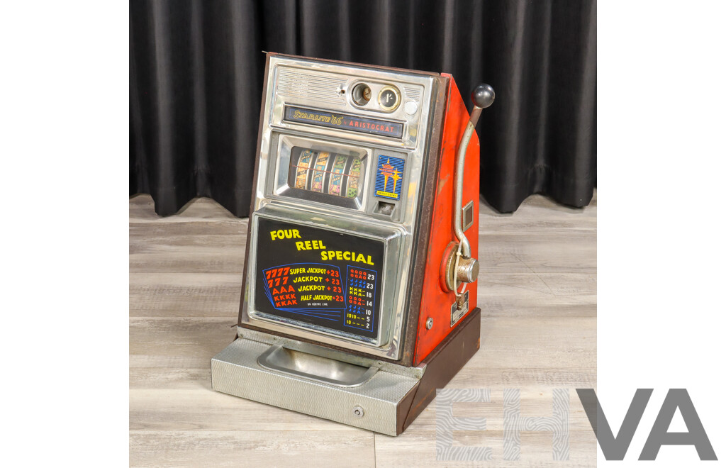 Vintage Starlite '66' Aristocrat One Arm Bandit