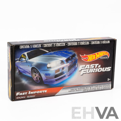 Boxed Hot Wheels Real Riders Fast & Furious Fast Imports Set