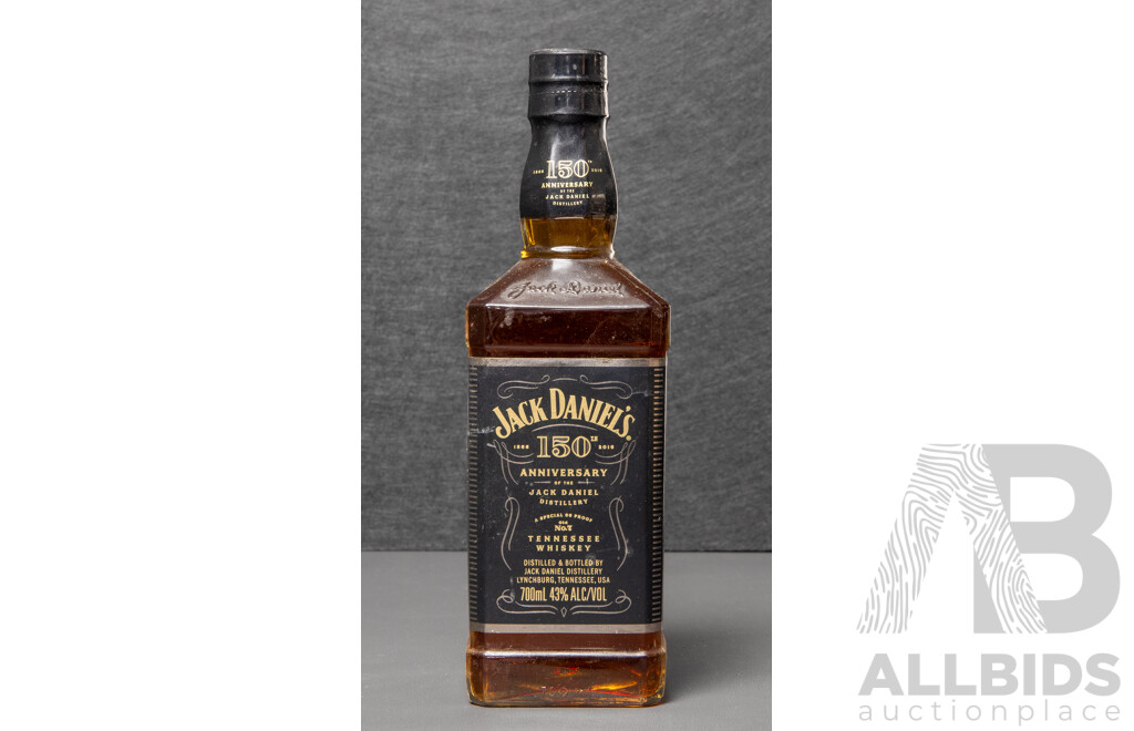 Jack Daniels 150th Anniversary 66 Proof Old No 7 Tennessee Whiskey