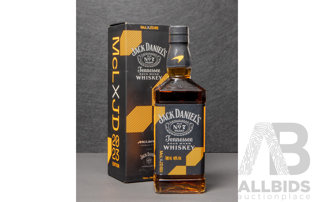 Jack Daniel McLaren Formula 1 Team Sour Mash Whiskey in Presentation Box