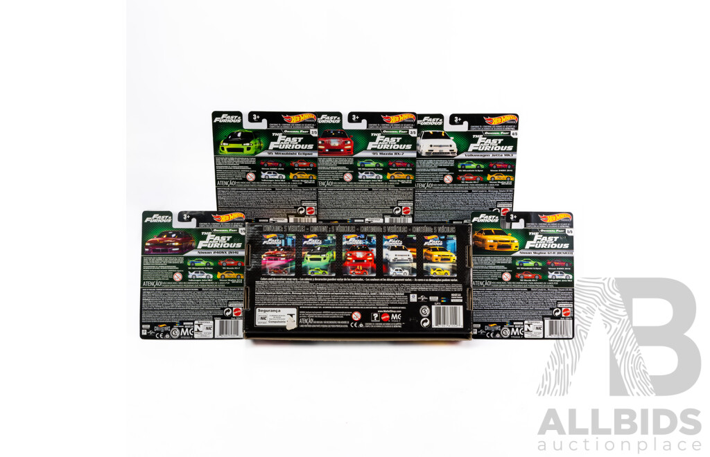 Boxed Hot Wheels Real Riders Fast & Furious Limited Edition Set