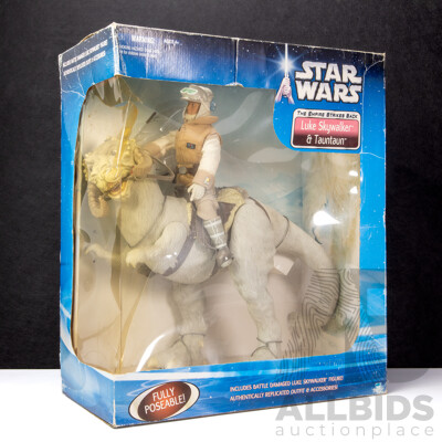 Boxed Vintage Hasbro 'The Empire Strikes Back' Luke Skywalker and Tauntaun Action Figure