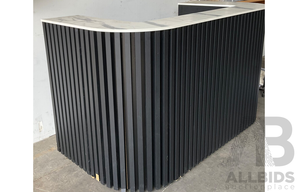 Modern Marble Top Reception Desk