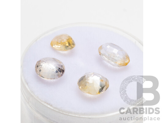 4.55cts of Natural Yellow Sapphires - Lot of 4