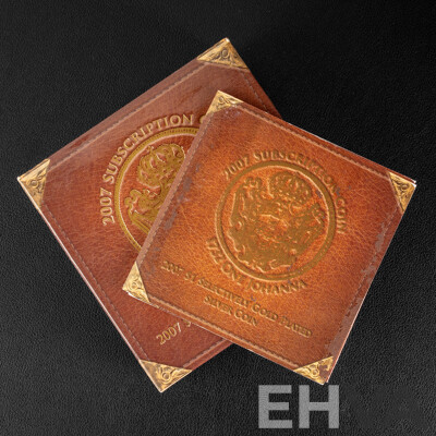 Australian RAM 2007 Silver/Selectively Gold Plated One Dollar Coin, 1732 Portuguese One Johanna Reproduction .999