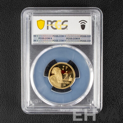 Australian 2018 Proof Two Dollar Coin, S Privy Mark, Thirtieth Anniversary of the Two Dollar Coin, Graded PCGS PR68DCAM