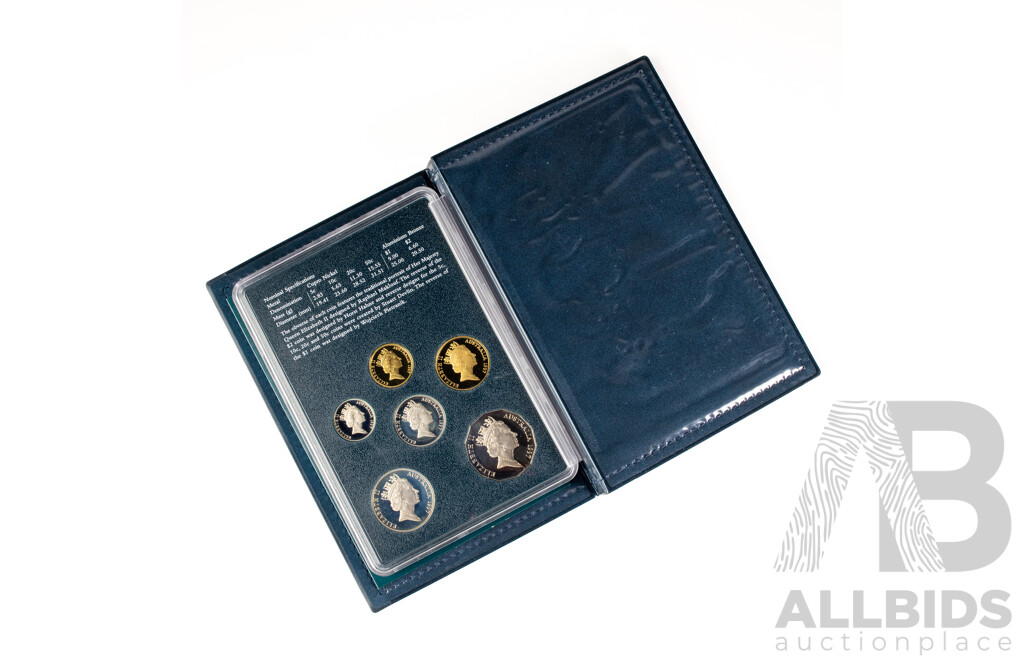 Australian RAM 1997 Six Coin Proof Set Including Sir Kingsford Smith One Dollar