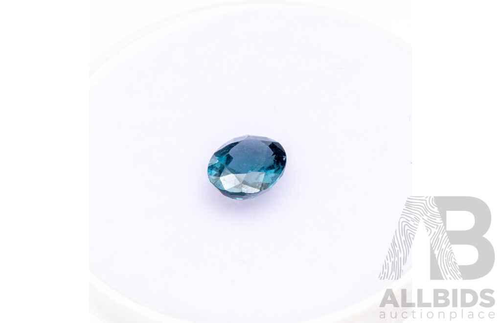 Oval Orange and Yellow Sapphires, Oval Blue Spinel - Lot of 3