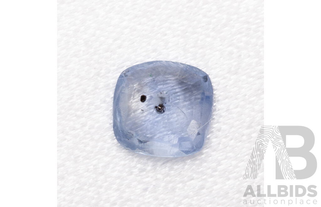 Cushion Cut Light Blue Sapphire 1.14ct