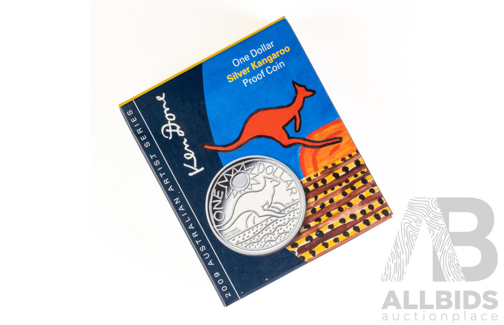 Australian RAM 2008 Silver Proof One Dollar Coin, Australian Artist Series, Ken Done