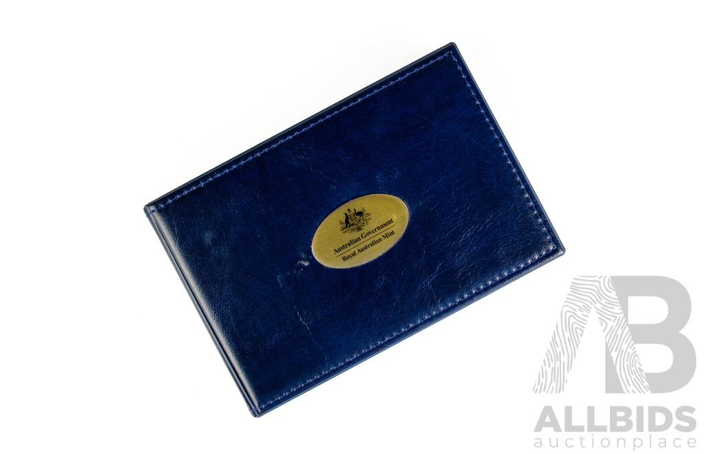 Australian RAM 2006 Eight Proof Coin Set, Forty Years of Decimal Currency Including Round Silver Fifty Cent Coin .800