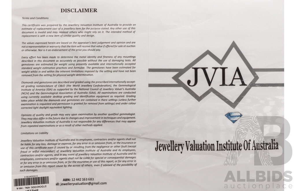 14ct Yellow Gold Emerald and Diamond Pendant with Valuation - 2.92gms