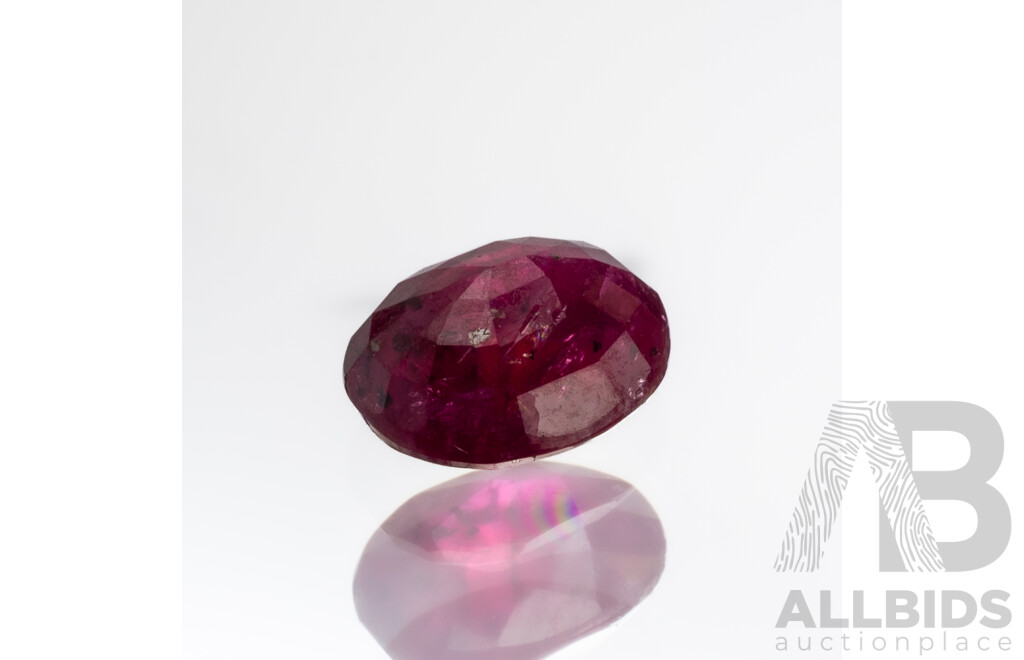 Oval Cut Natural Ruby - 1.89cts