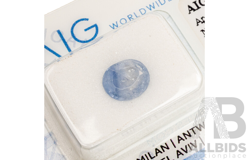 Oval Cut Light Blue Sapphire - 2.09cts