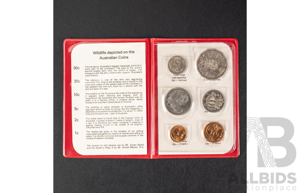 Australian RAM 1982 Six Proof Coin Set, Commonwealth Games and 1981 UNC Set