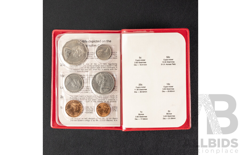 Australian RAM 1982 Six Proof Coin Set, Commonwealth Games and 1981 UNC Set
