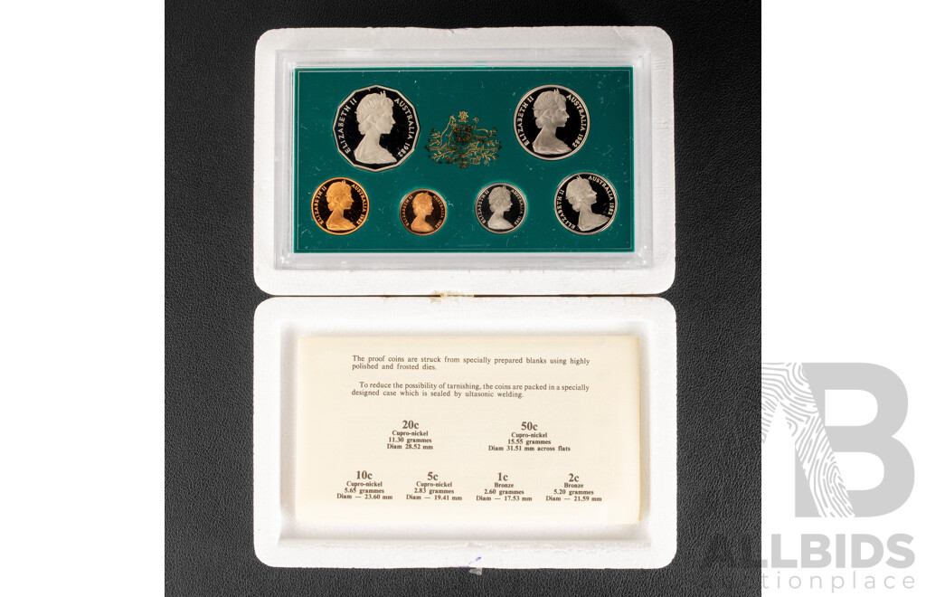 Australian RAM 1982 Six Proof Coin Set, Commonwealth Games