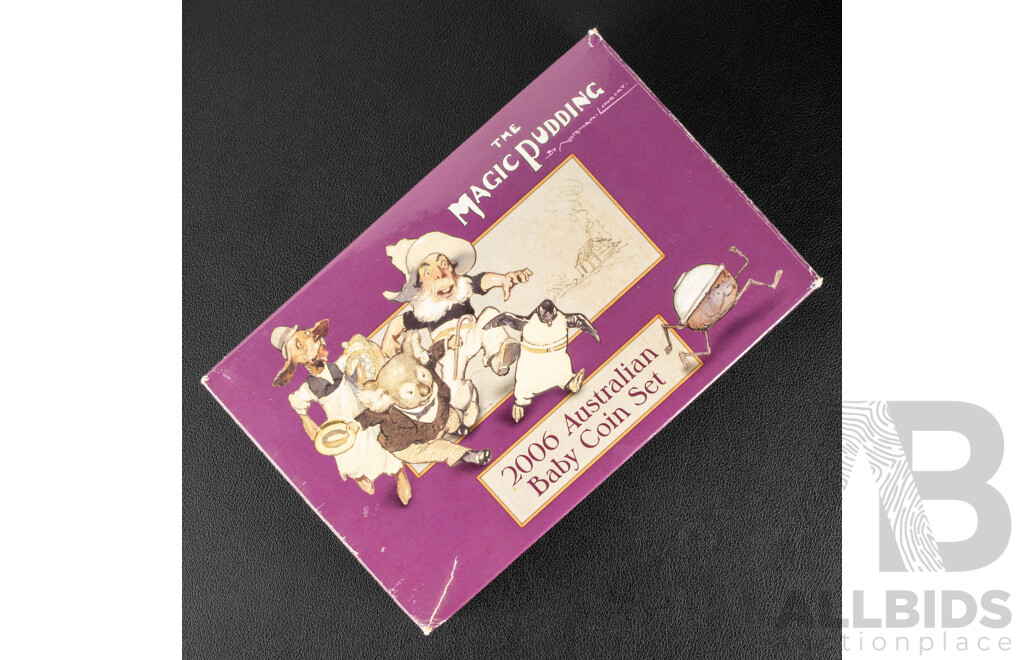 Australian RAM 2006 Six Proof Coin Set, Magic Pudding Baby Coins