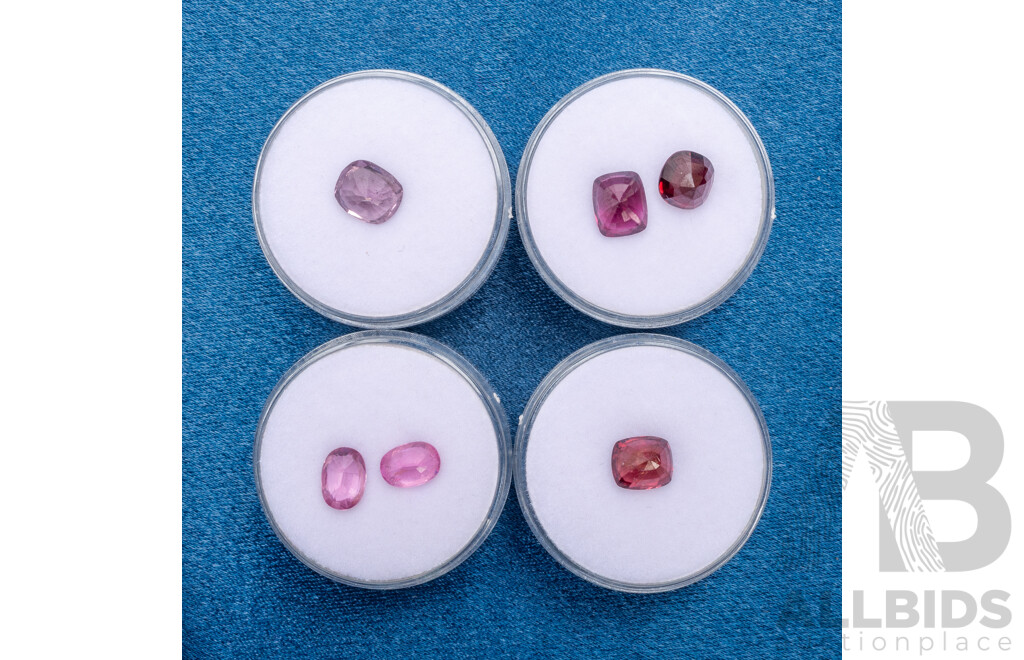 Collection of Different Coloured Spinels - Lot of 6