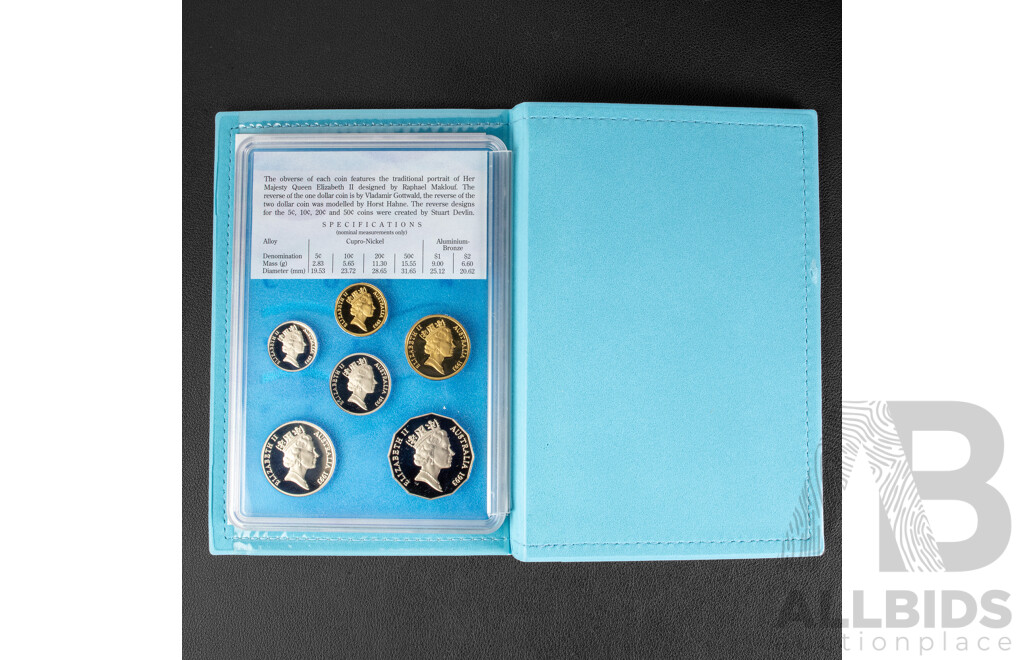 Australian RAM 1993 Six Proof Coin Set