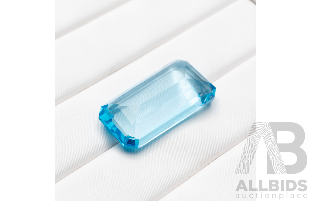 18.80ct Elongated Princess Cut Natural Topaz