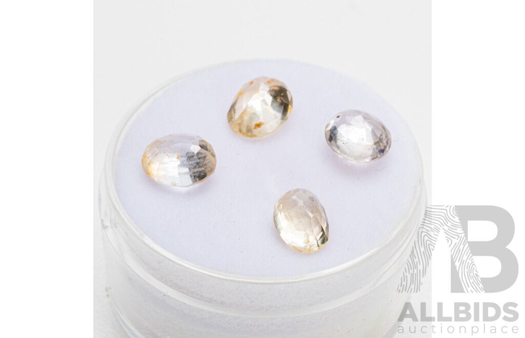 4.55cts of Natural Yellow Sapphires - Lot of 4