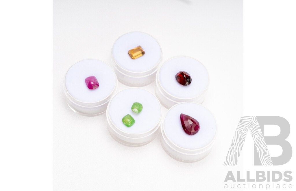 Collection of Natural Gemstones - Lot of 6