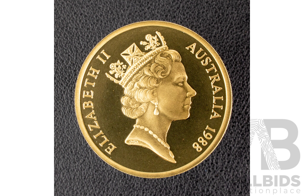 Australian RAM 1988 Proof Five Dollar Coin, Opening New Parliament House