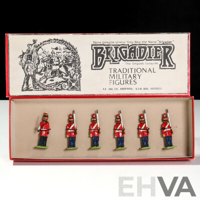Vintage Brigadier Traditional Cast Metal Military Figures, 1868 South Australian Volunteer Infantry , Made in Australia
