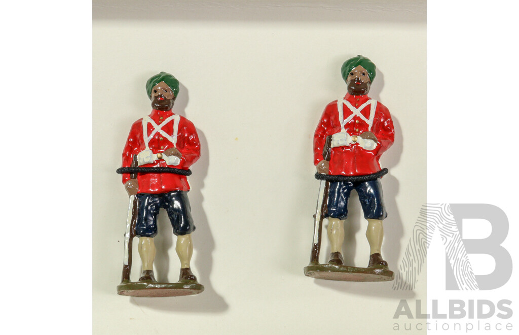 Vintage Brigadier Traditional Cast Metal Military Figures, Comet Indian Army Sepoy, Made in Australia