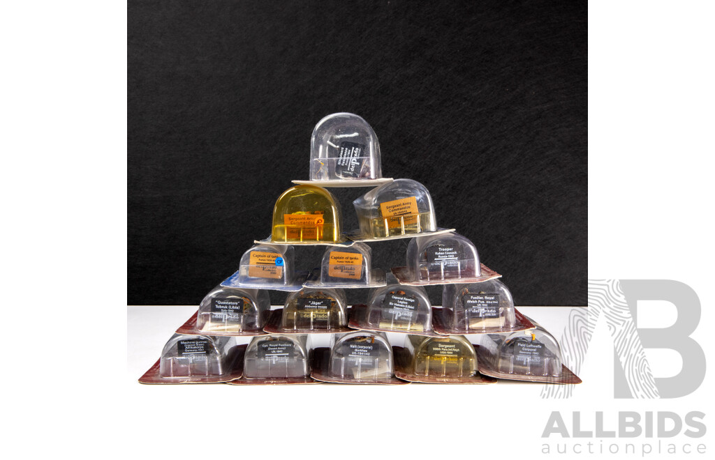 Fifteen Del Prado Pewter World War Two Soldiers Including France Maquisard Resistance, US Sergeant Army Commandos, Machine Gunner Afrikakorps, UK Royal Fusiliers and More