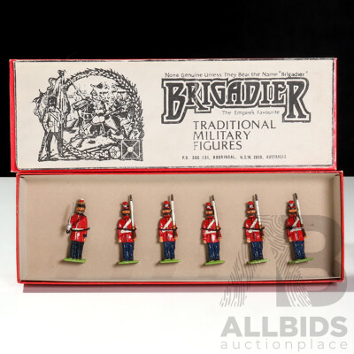 Vintage Brigadier Traditional Cast Metal Military Figures, 1868 South Australian Volunteer Infantry , Made in Australia