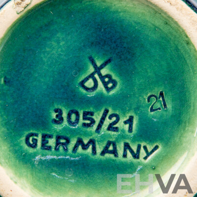 Pair of Matched Vintage Glazed Jugs ByScheurich Keramik