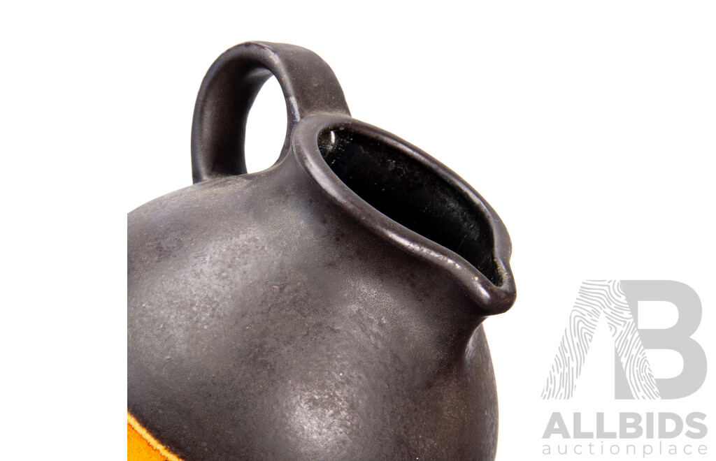 Pair of Matched Vintage Glazed Jugs ByScheurich Keramik