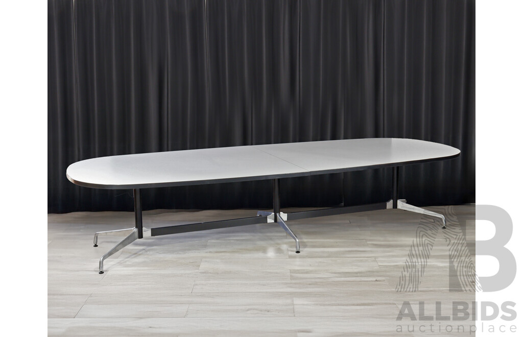 Eames Segmented Oval Meeting Table by Charles and Ray Eames for Vitra