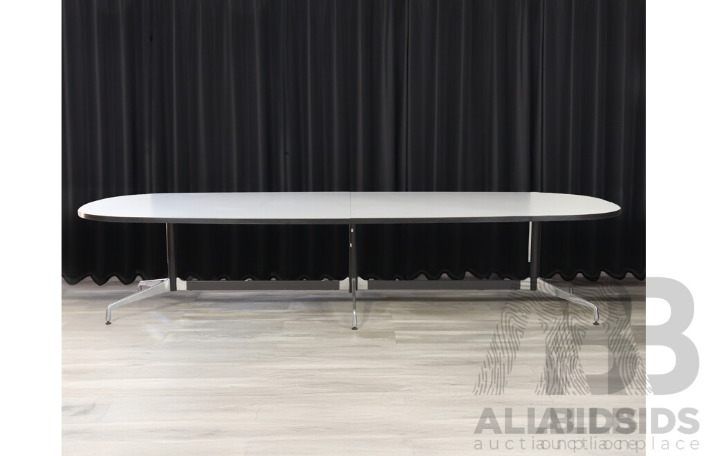 Eames Segmented Oval Meeting Table by Charles and Ray Eames for Vitra