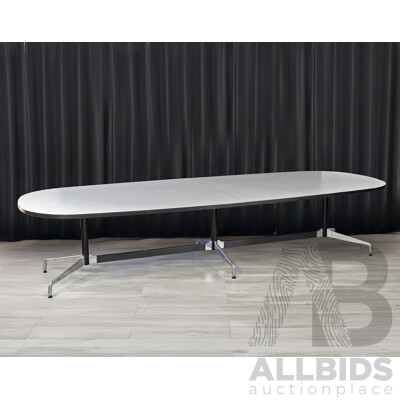 Eames Segmented Oval Meeting Table by Charles and Ray Eames for Vitra