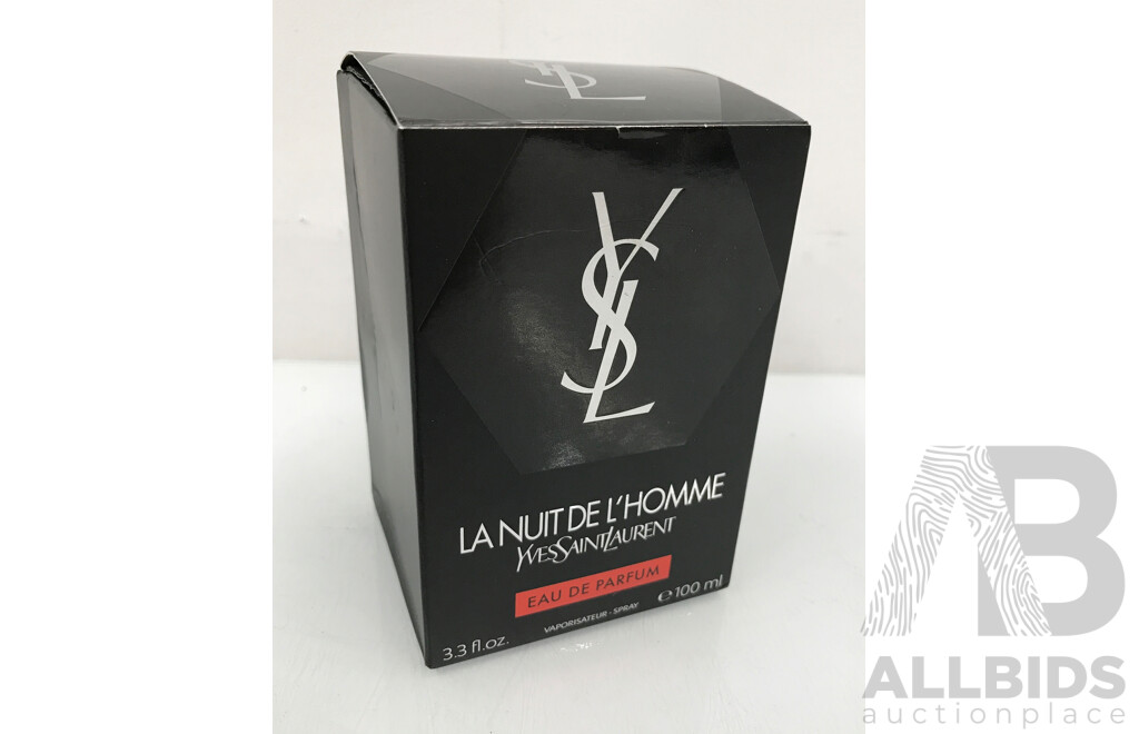 Yves Saint Laurent's La Nuit De L'Homme 100ml Eau De Parfum